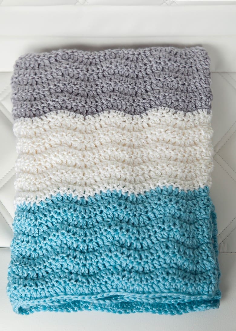 Free Chevron Baby Blanket Crochet Pattern Leelee Knits