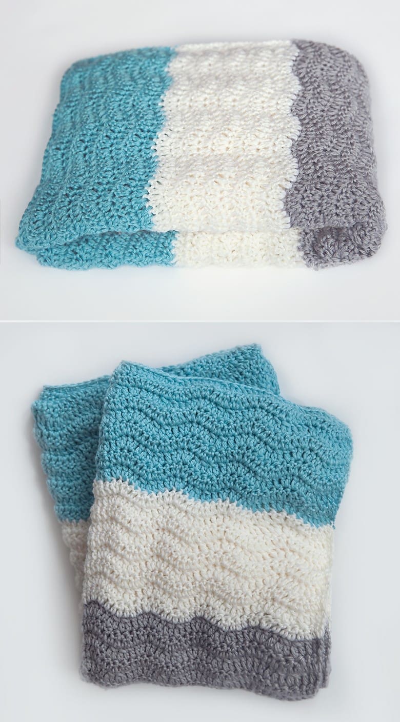 Free Chevron Baby Blanket Crochet Pattern