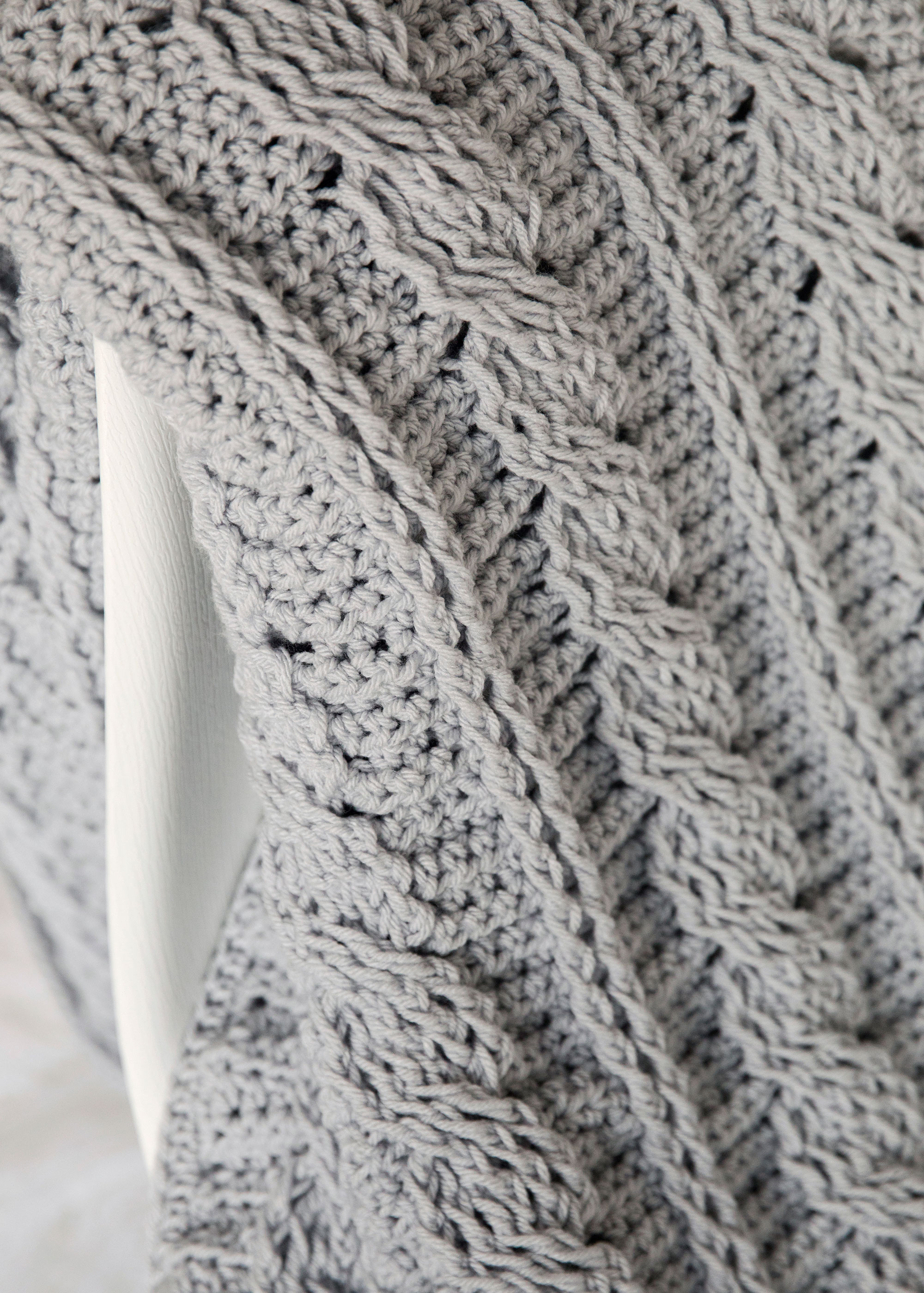 Timeless Cabled Throw Crochet Pattern - Leelee Knits
