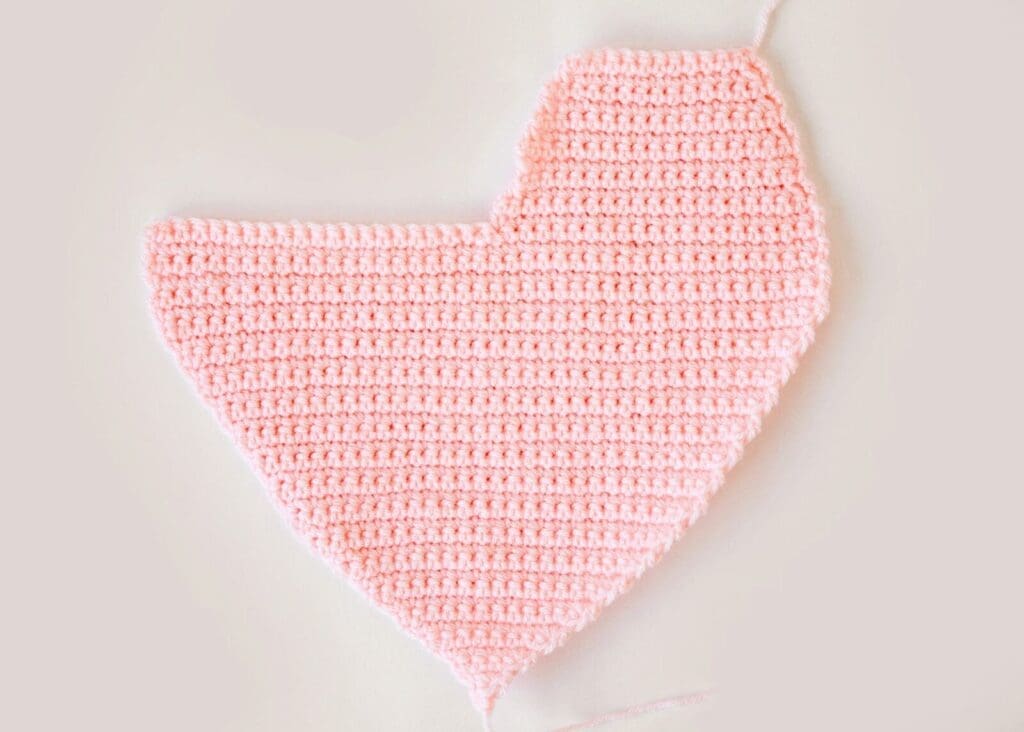 Heart Pillow Crochet Pattern