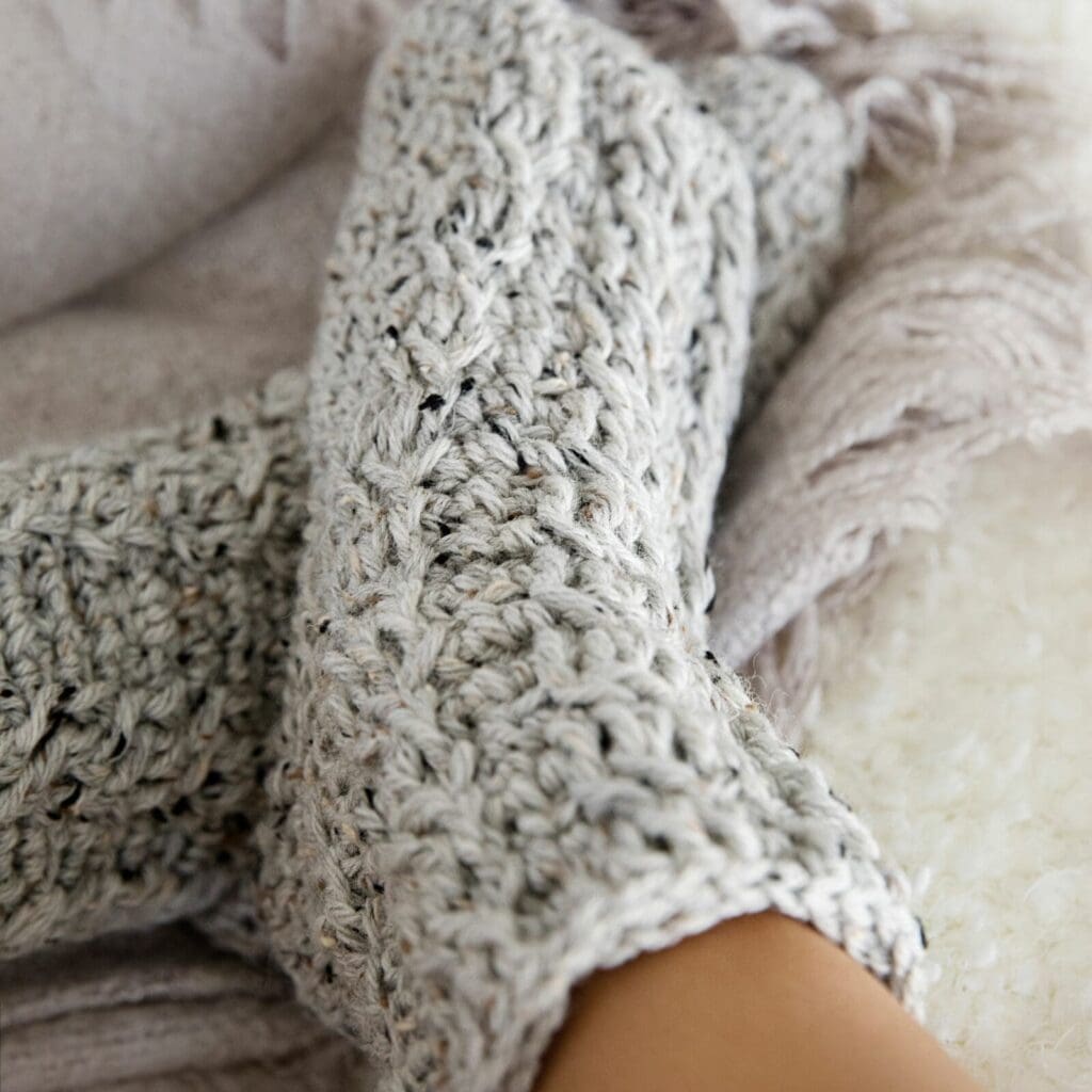 how to crochet slipper socks