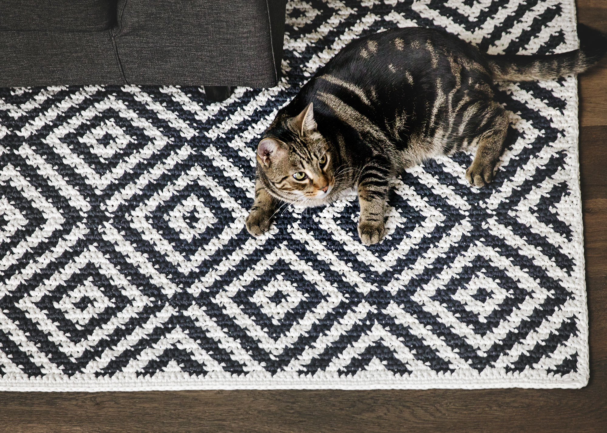 16 Durable And Elegant Crochet Rug Patterns For Your Home In 2024 Free Little World Of Whimsy