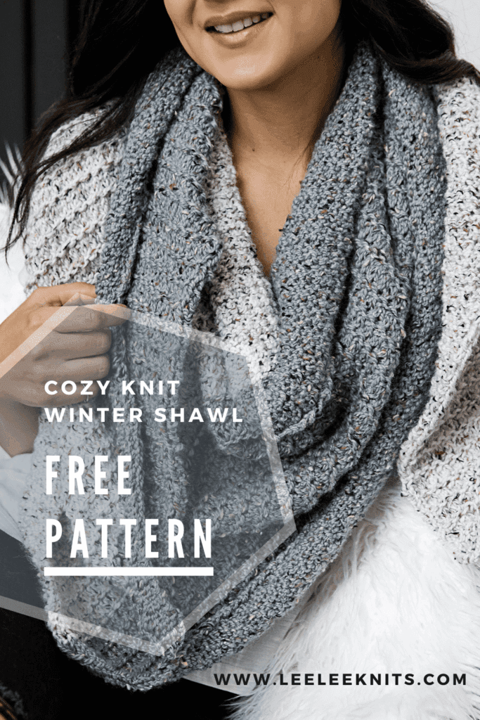 Winter Shawl Knitting Pattern